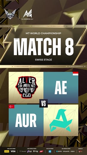Alter Ego vs Aurora in M7 MLBB Late Game Battle