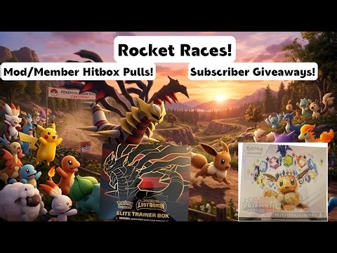 New Rocket Races! Mod/Member Hitbox Pulls! Subscriber Giveaways!