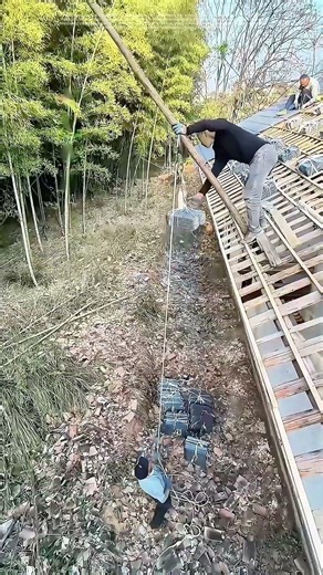 How Teamwork Turns Timber and Ropes into Rooftop Efficiency