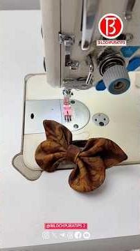 bow hair tie Sewing Tutorial