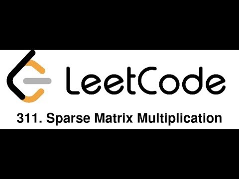 Sparse Matrix Multiplication - Leetcode 311 - Python