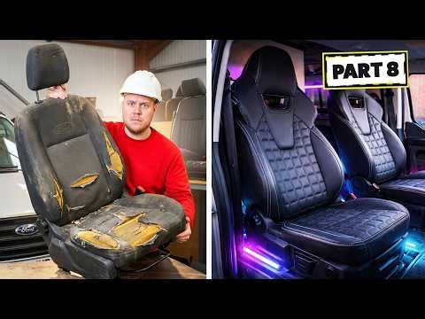 Completely Transforming My Camper Van Interior | Heated Seats & Full Reupholstery