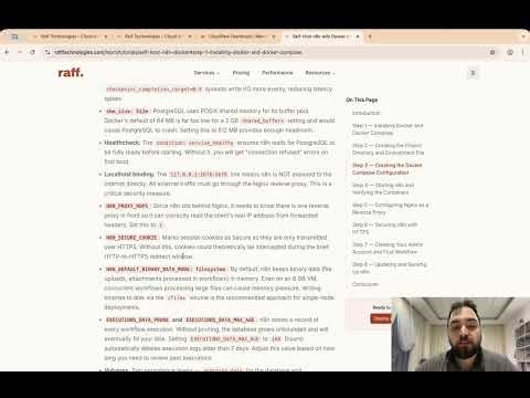 Self-Host n8n on a VPS — Docker, PostgreSQL, Nginx, SSL (Production Setup)