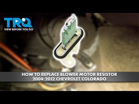 How to Replace Blower Motor Resistor 2004-2012 Chevrolet Colorado