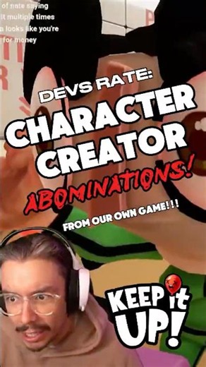 did we push our character creator TOO FAR?? #gamedev #indiegame #gaming