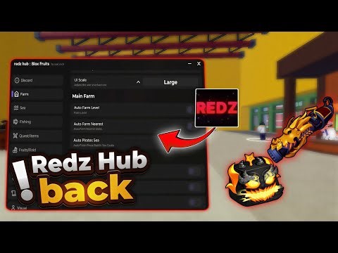 Blox Fruits REDZ HUB Script NO KEY | New Update 2026
