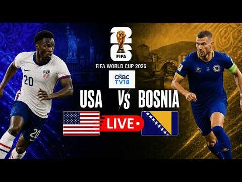 🔴USA vs Bosnia-Herzegovina LIVE: FIFA World Cup Round of 32 Match | Christian Pulisic | Soccer |N18G