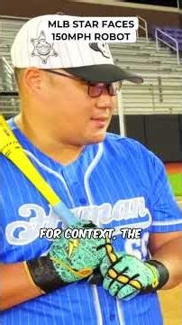 MLB Star Faces 150mph Robot