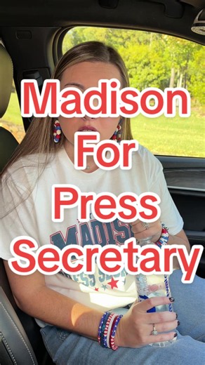Madison is ready to work at the White House… she just needs to pass that bar exam! 😭😂 #momanddaughter #momlife #adultchild #presssecretary #everydaylife