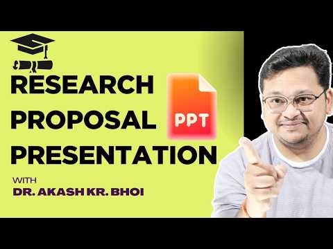 How to make Good PhD Proposal/Synopsis Presentation (PPT) 🚀 | Tips, Structure & Slides Explained