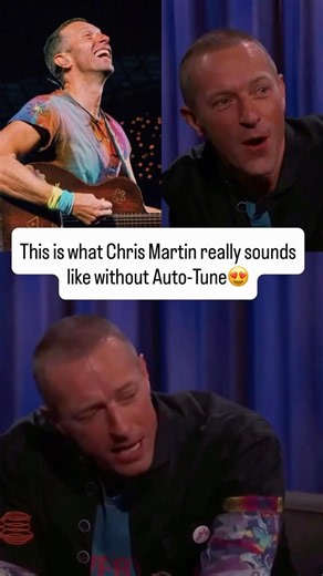 This is what Chris Martin really sounds like without Auto-Tune