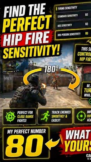 Best Hip Fire Sensitivity Battle Royale #codmobile #codmbrtipsandtricks #codmbrtips #codmbrtricks