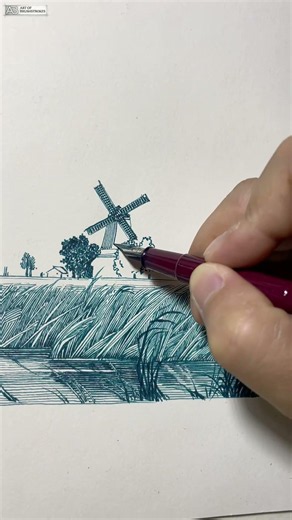Ink Logic | Reconstructing the Textures of Summer Nostalgia #precisiondrawing
