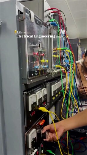 Life of an Electrical Engineering Student ⚡ Breadboard Circuit Testing #techshorts
