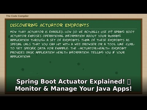 Spring Boot Actuator Explained! 🚀 Java Monitoring & Management for Beginners!
