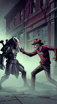 Predator vs Freddy Krueger: Epic Comic Book Showdown with Alien Hunter Victory