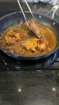 Titanium frying pan chicken