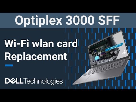 Dell Optiplex 3000 SFF | How to replace the wifi wlan wireless network card