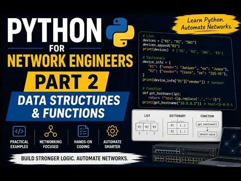 Python for Network Engineers – Part 2 | Data structures and functions