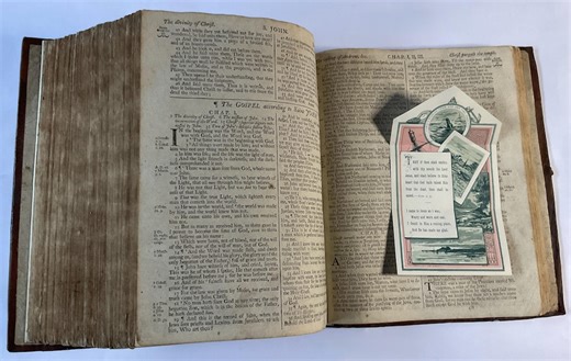Antique Holy Bible, 18th Century. - Etsy Canada