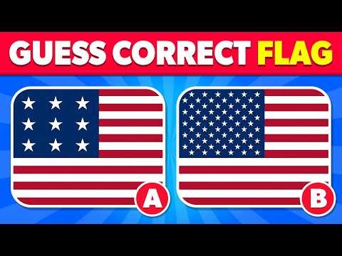 Guess the CORRECT Flag ✅🚩 | 50 Country Flags Quiz | Geography Quiz