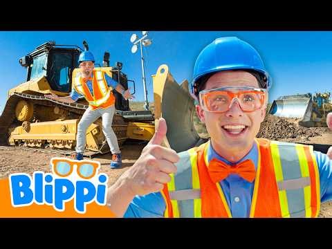 Blippi and the BIGGEST Bulldozer Ever! 🚧