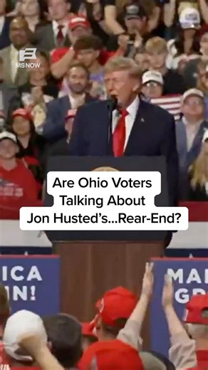 Are Ohio voters talking about Jon Husted's...rear-end?