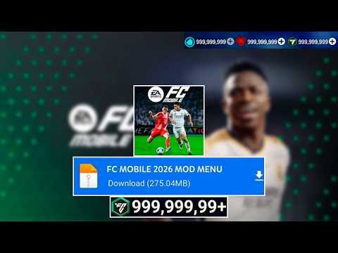 FC MOBILE MOD MENU DINHEIRO E PONTOS ILIMITADOS MOD APK ATUALIZADO 2026 DINHEIRO INFINITO