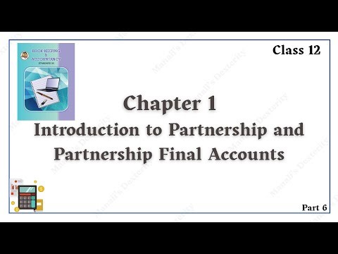 Partnership Accounts – Capital Account Example | Fixed vs Fluctuating Method | Class 12(Part 6)
