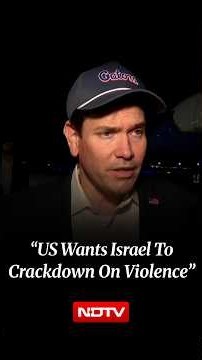 US News | Trump Administration Asks Israel To Stop West Bank Settler Attacks After Journalist Attack