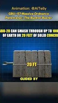The 30,000-lb Bomb Designed to Destroy Bunkers.