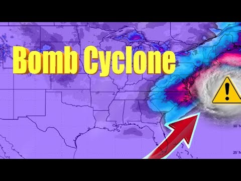 RARE Bomb Cyclone Exploding This Weekend - Major Impacts Ahead.