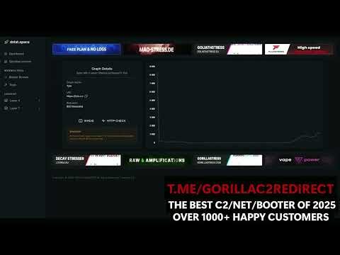 GORILLA DDOS TOOL SHOWCASE | BEST DDOS C2 BOTNET OF 2025 | BEST BYPASSES L4/L7