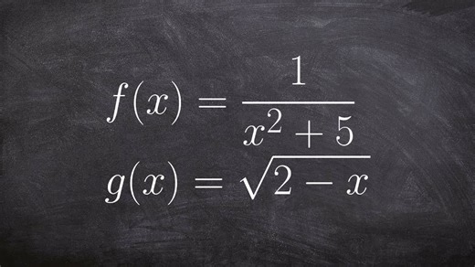 Evaluating a composition of two functions: rational and radical