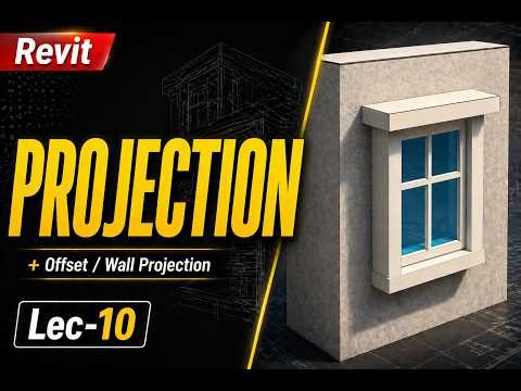 👉 How to Create Window Projection in Revit | Easy Method