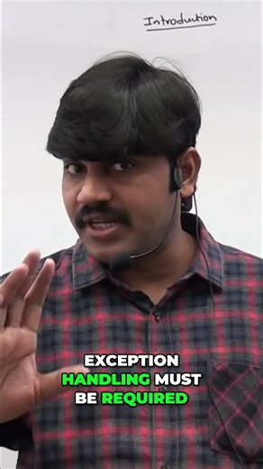 Exception Handling Explained: Why It's Crucial #shorts