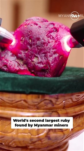 Myanmar miners discover 11,000-carat ruby