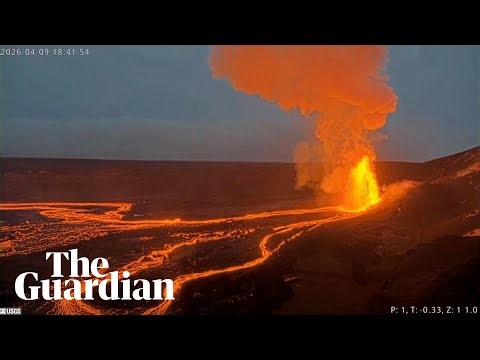 Lava bursts forth as Hawaii’s Kīlauea volcano erupts