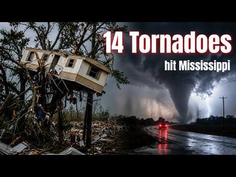 27,000 ft UP in the Air ‼️Homes SPINNING‼️Rain-Wrapped HIDDEN Tornadoes leave DEVASTATION