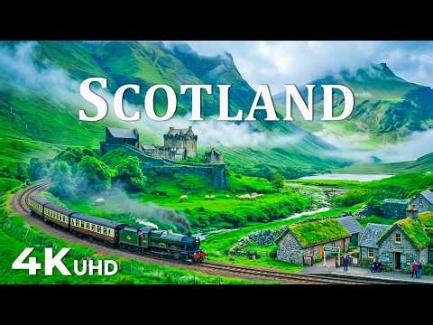 Scotland 4K | A Hidden World Wrapped in Fog – Ancient Castles, Wild Highlands & Forgotten Legends