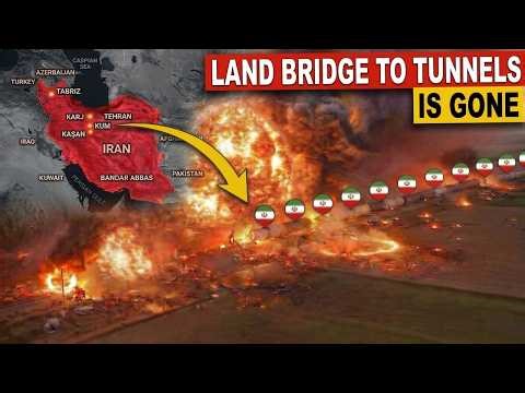 Iran's Main Railway Lines Cut Off! 1 Million Iranian Troops STRANDED Helplessly without Supply