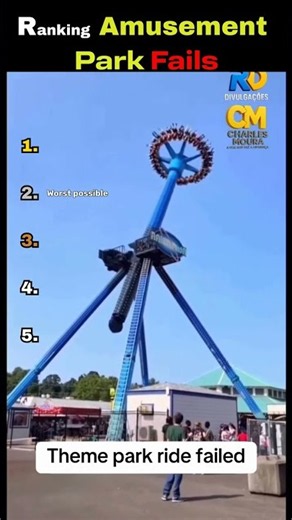 Ranked Amusement Park fails are actually insane 🤯 #wow