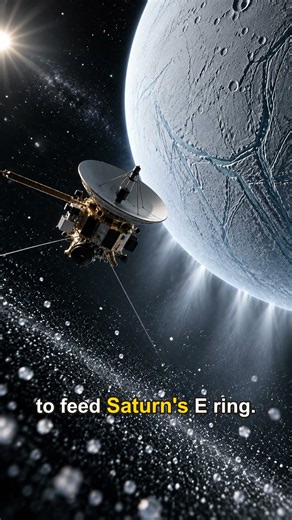 Enceladus: The Moon That Shoots Ice Into Space
