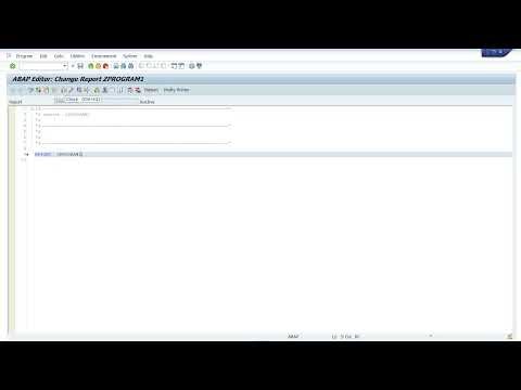 SAP ABAP tutorial : SE38 Editor Tutorial | Create Your First SAP Program | Complete Beginner Guide