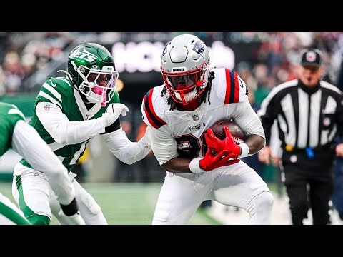 Rhamondre Stevenson's Best Plays From 2-TD Performance vs. New York Jets | Patriots Week 17