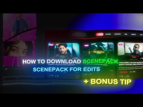 How To Find Scene packs For Edits | Scenepacks for edit 