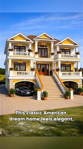 This Classic American Dream Home Looks Absolutely Stunning 🏡✨”