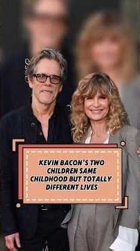 Kevin Bacon’s Two Children Had the Same Childhood, but Totally Different Lives #KevinBacon