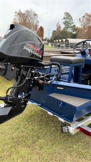 50hp ProDrive on a Stunning Blue Hull