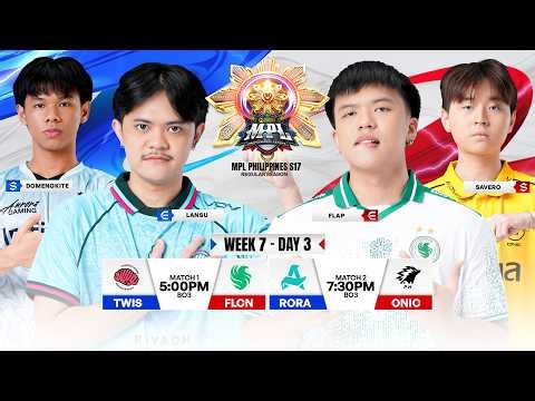 🔴 LIVE | MPL PH S17 | ENGLISH - Week 7 Day 3